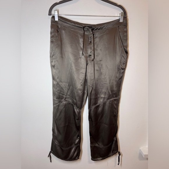 Soleil Rose Silk Cargo Pants S - Picture 2 of 13